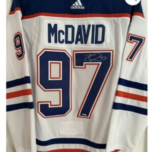 Chandail Signé et Encadré de Connor McDavid